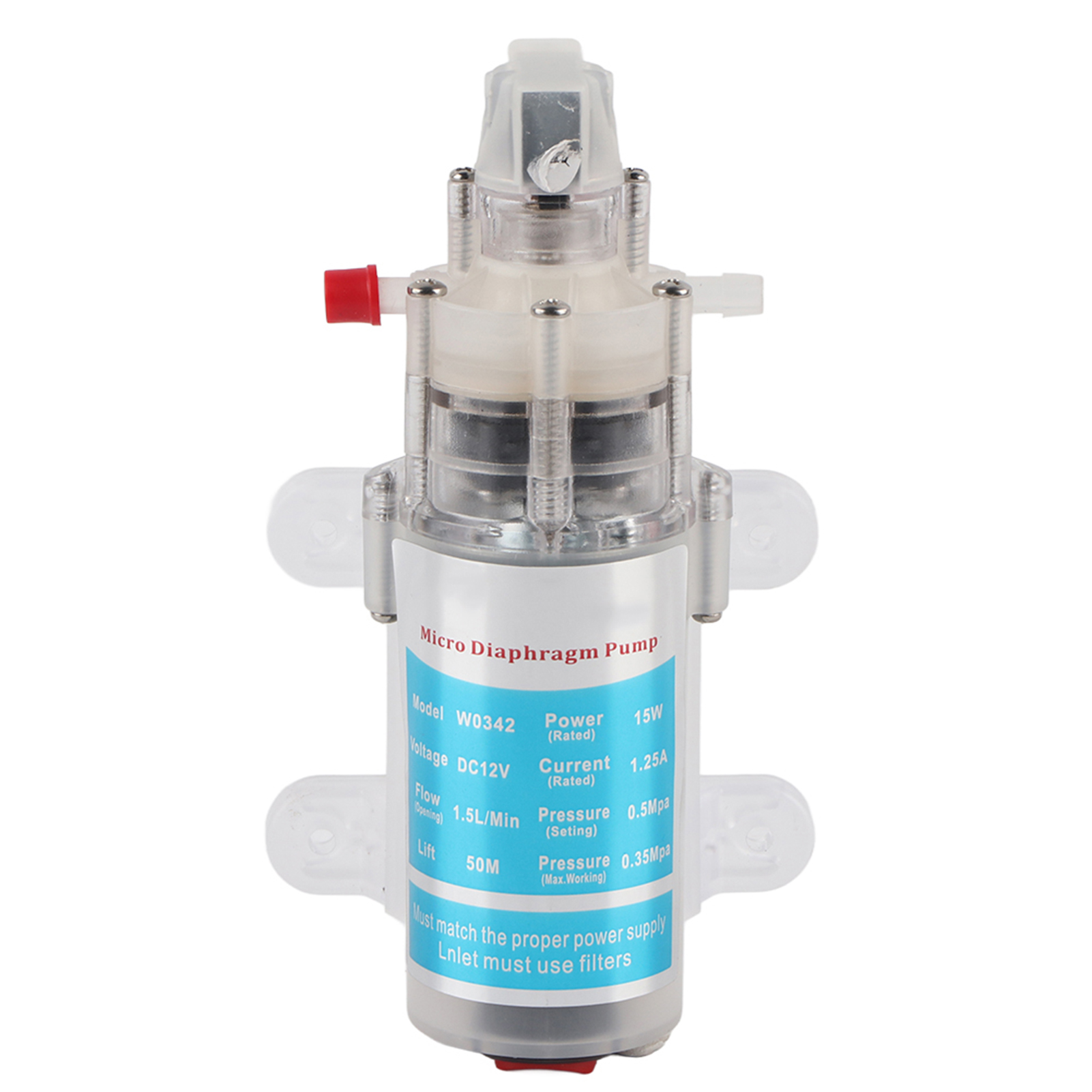 12v 15w Geräuscharme, Selbstansaugende Mikro-gleichstrom-membranpumpe Für Lebensmittelanwendungen