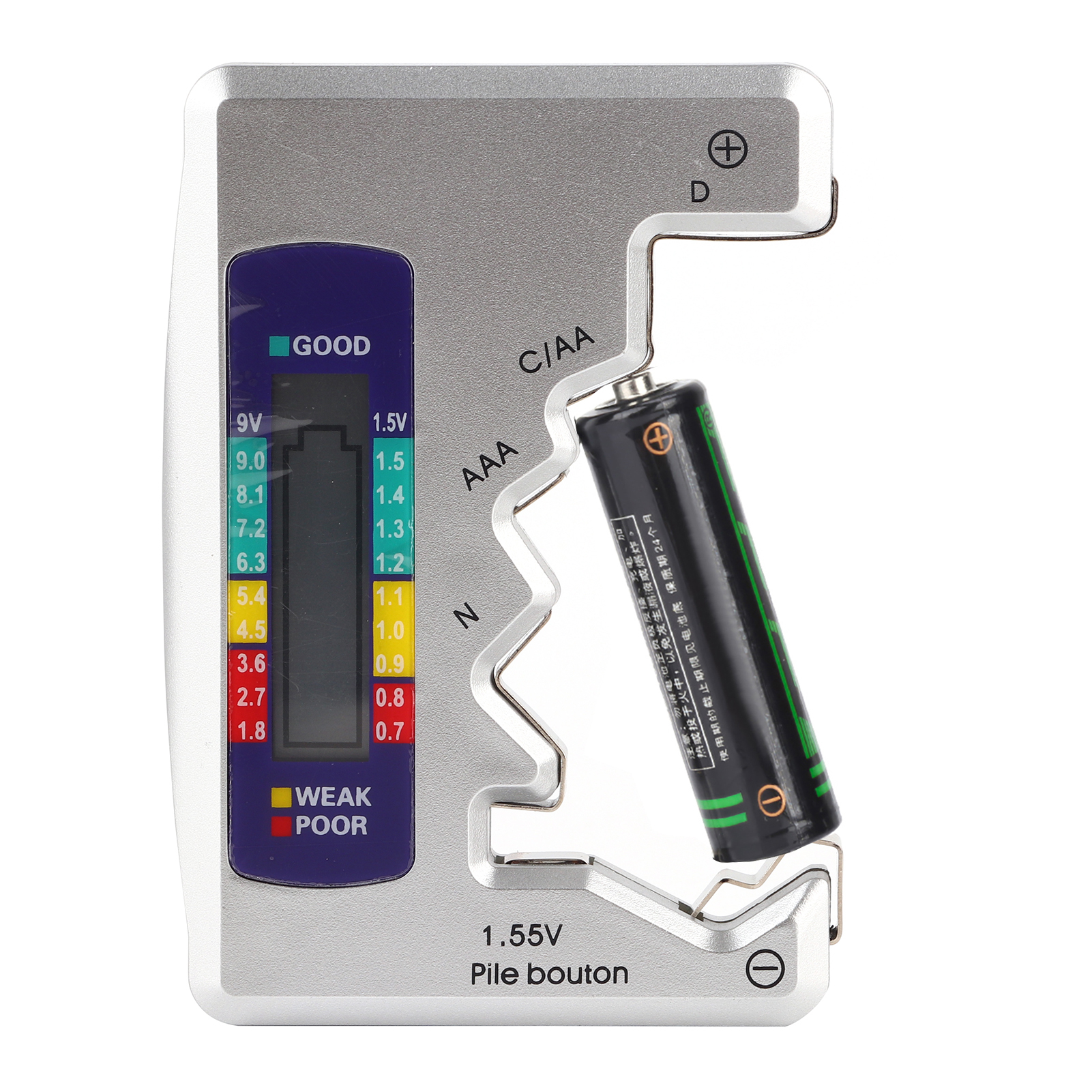 Digitaler Batterietester – Kapazität Und Zustand – 90 X 60 Mm Messwerkzeug