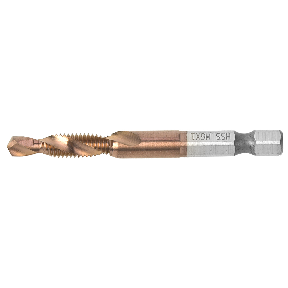 Hss 6,35 Mm Gewindebohrer Mit Sechskantschaft Zur Internen Spanabfuhr (m6-gewinde)