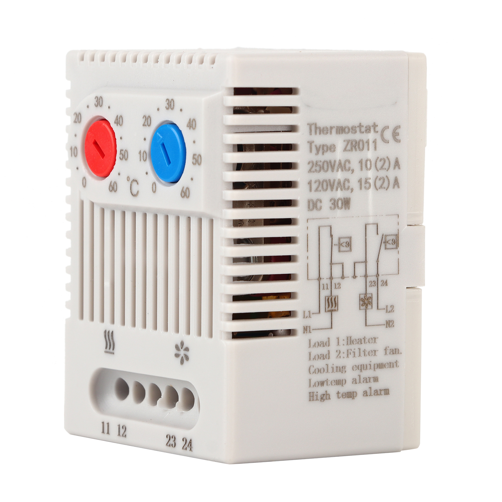 Einstellbarer Mechanischer Temperaturregler 0-60℃ Thermostat Ein/aus Zr011