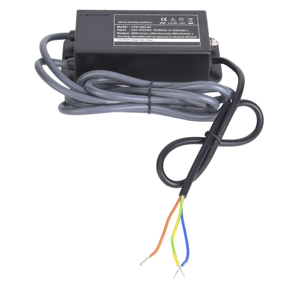 Elektronischer Transformator Für Leuchtreklame, 0,9 Kv 80 Ma Netzteil, Xps-990-80