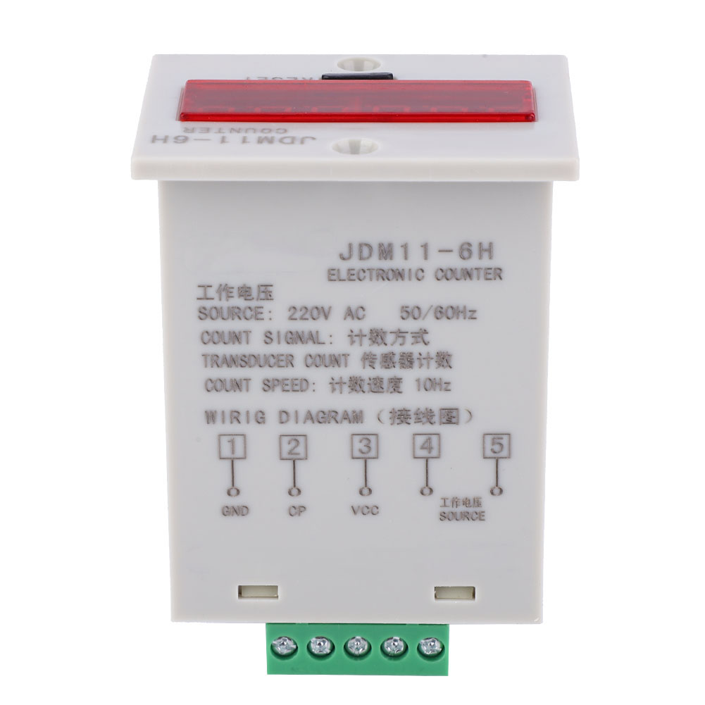 Jdm11-6h 6-stelliges Led-elektronikmessgerät Mit Relais Und Messumformer Für 220 V Wechselstrom
