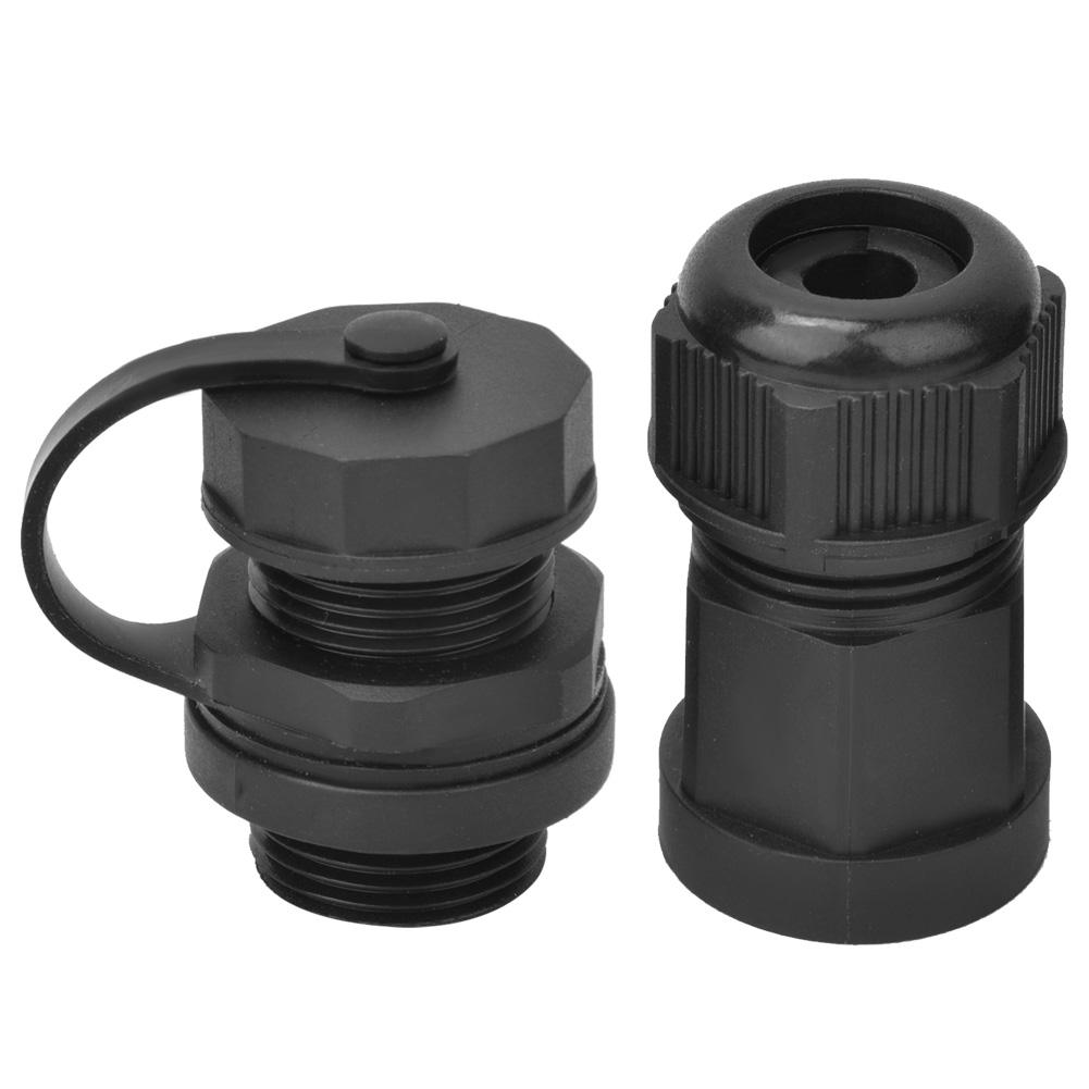 Ip67 Wasserdichter Rj45-buchsenstecker Für Cat5/6-netzwerkkabel (einzeladergehäuse)