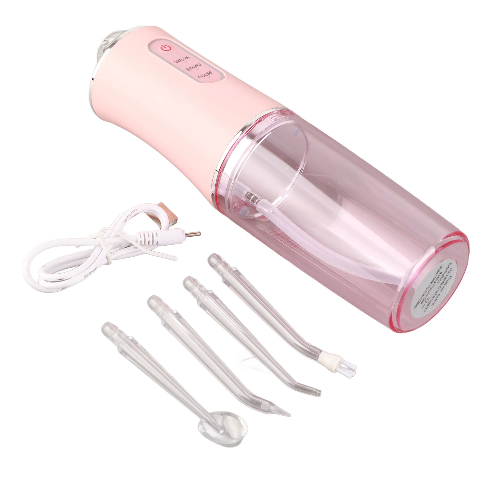 Tragbarer Dental-irrooper, Hochdruck-dentalstrahl, Entfernt Speisereste, Rosa