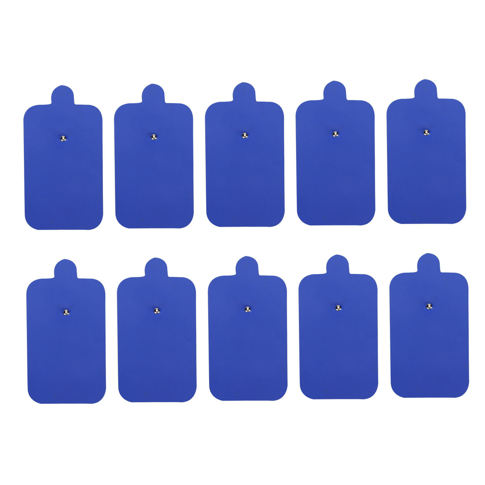 10 Blaue Tens-elektroden, Hautverträgliche Elektrostimulationspflaster, 10er-packung
