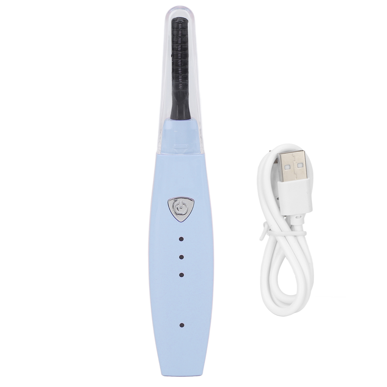 Elektrische Wimpernzange Mit Usb-anschluss Für Langanhaltende, Natürlich Aussehende Wimpern – Blau