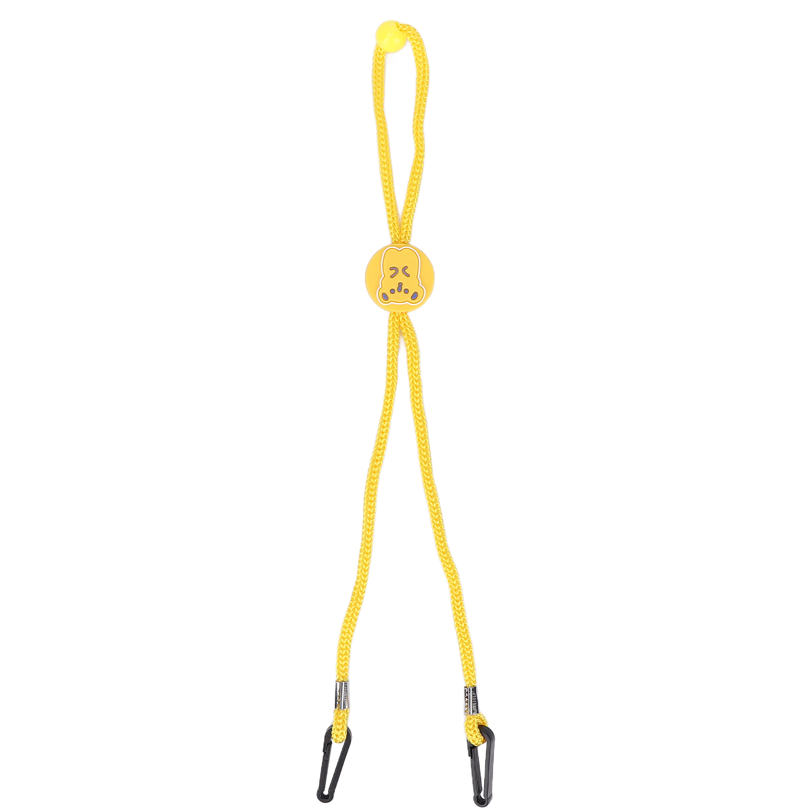 Leichte Nylon-ohrschlaufe Mit Cartoon-muster, Verstellbar Und Gelb, Für Gesichtsmasken