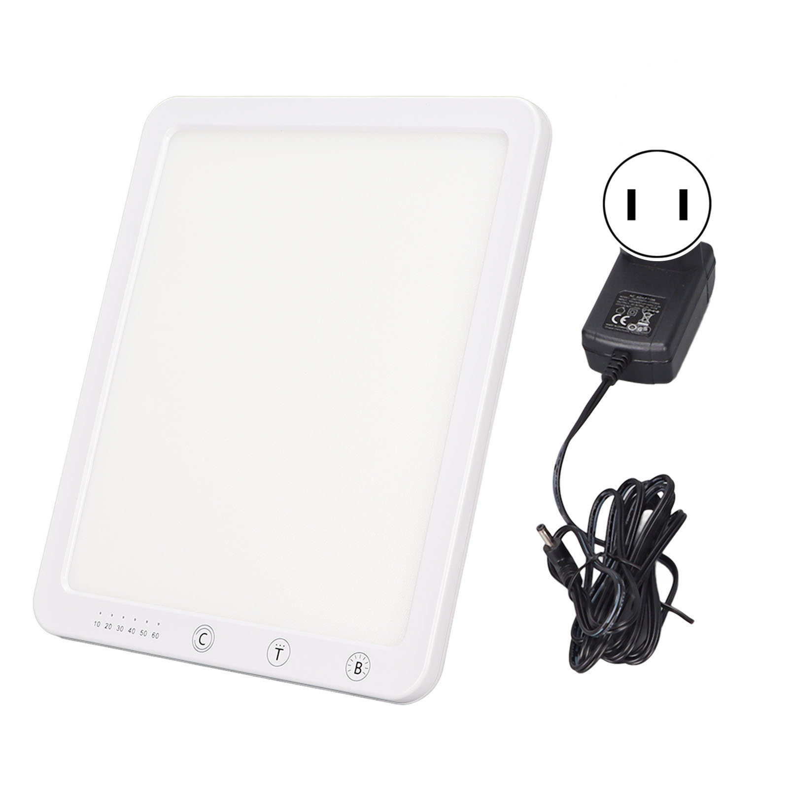 Lichttherapielampe Mit 10.000 Lux, 3 Farbtemperaturen, Timer, Stimmungsaufheller, 110–240 V, Us-stecker