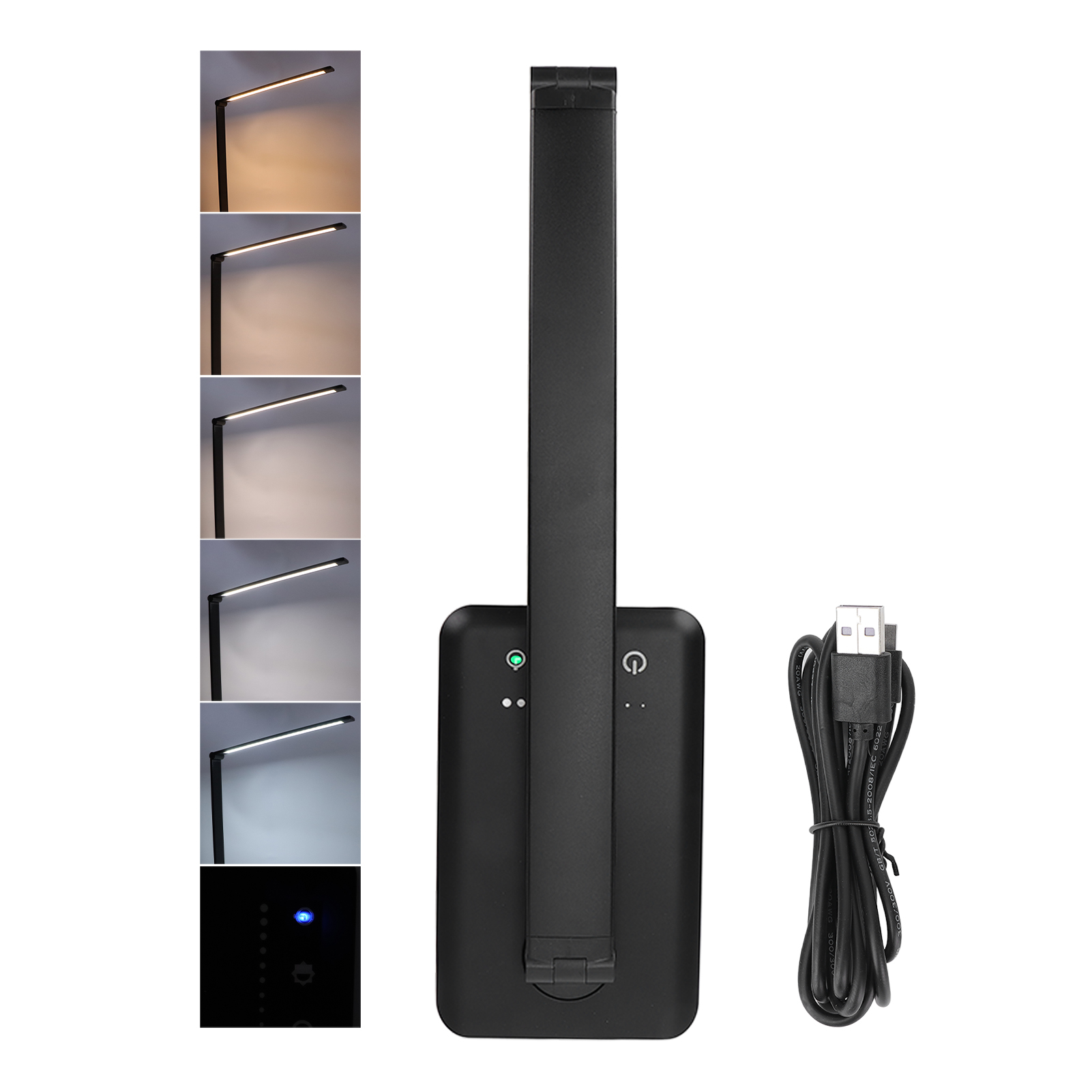 Multifunktionale Led-schreibtischlampe, Augenschonend, Tischleuchte Mit Usb-kabel – Für Zuhause, Wohnzimmer Und Beauty