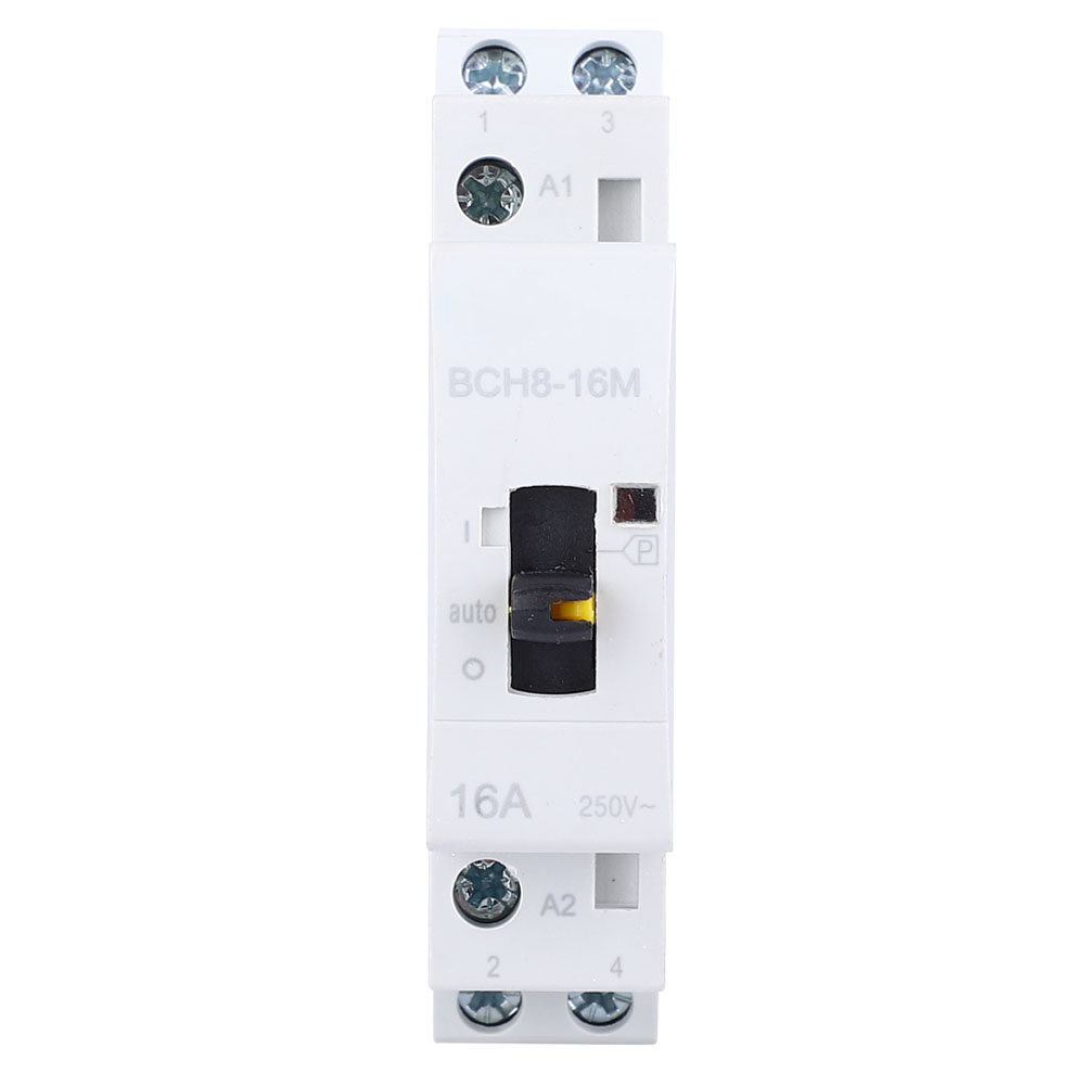 Ac 2p16a 230v Schütz Mit Manueller Steuerung Für Elektrische Installationen (1no+1nc)