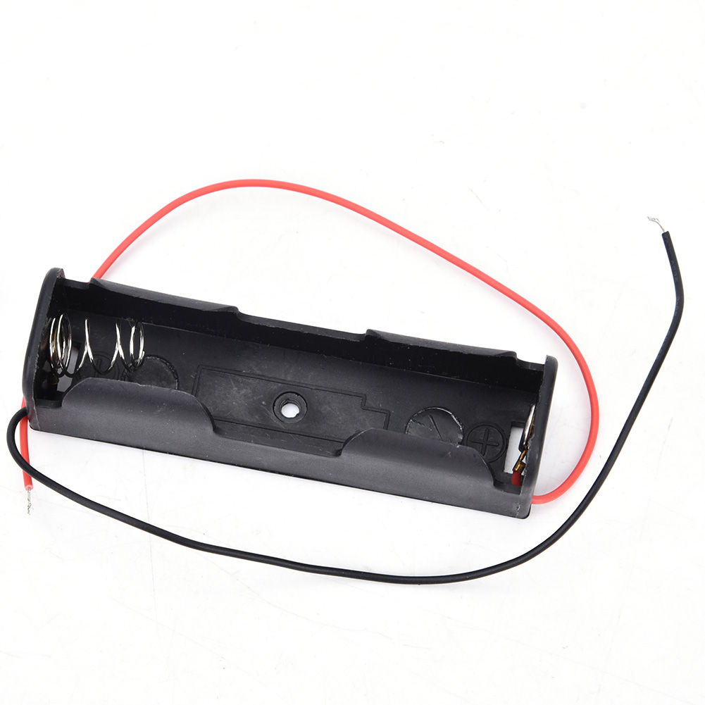 Aufbewahrungsbox Für 18650 3,7v-akku Mit Kabel - Kunststoffhalterung Für Lithium-batterie (1 Stück)