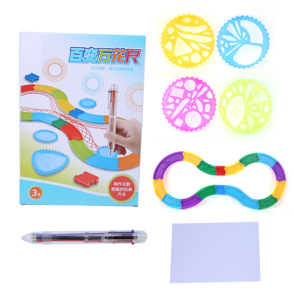 Geometrisches Zeichenlineal Für Kinder – Kreatives Lernwerkzeug Für Kunst Und Handwerk