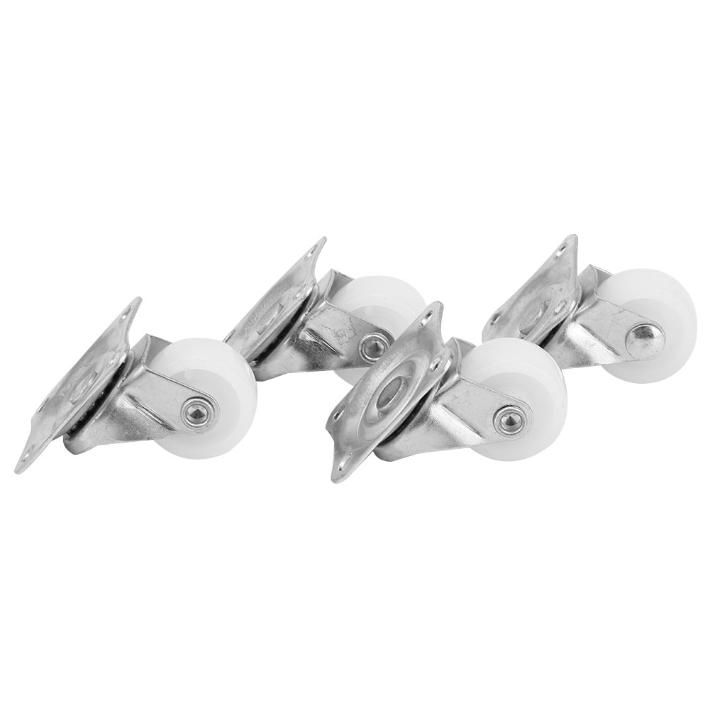 X 1-zoll-nylon-lenkrollen, Tragkraft 20 Kg, Für Möbel, Heimwerkerwagen Und Mobiles Zubehör