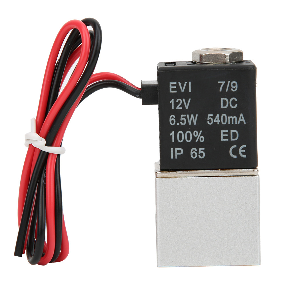 Schnellmagnetventil Für Wasser, Luft Und Öl, 2/2-wege, Gehäuse Aus Aluminiumlegierung, 12 V Dc, G1/4