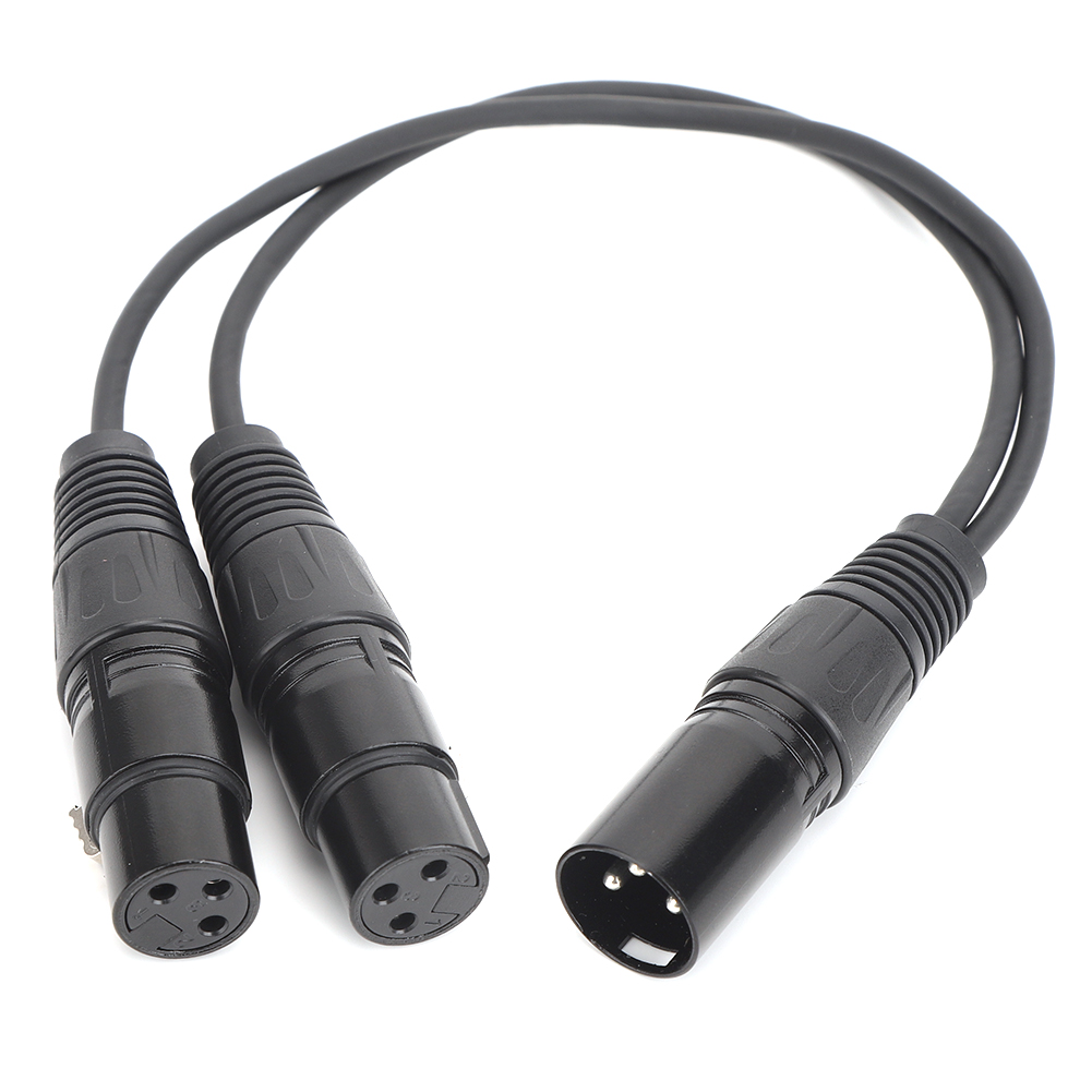Xlr-stecker Auf 2 Xlr-buchsen Y-kabel-konverterkabel – Audiozubehör