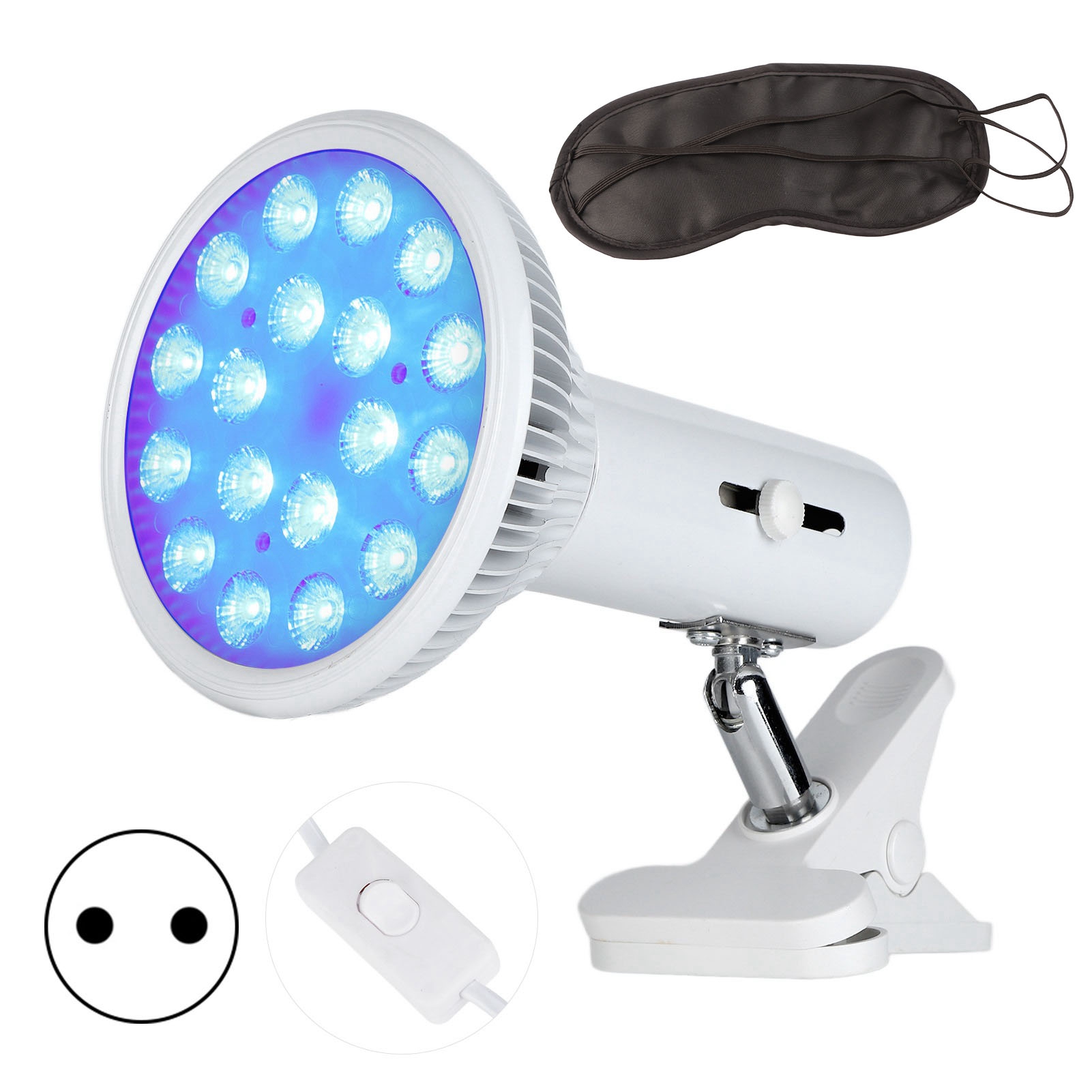 Tragbare Led-lichttherapielampe Gegen Akne Und Gelbsucht, 110–240 V Mit Eu-stecker