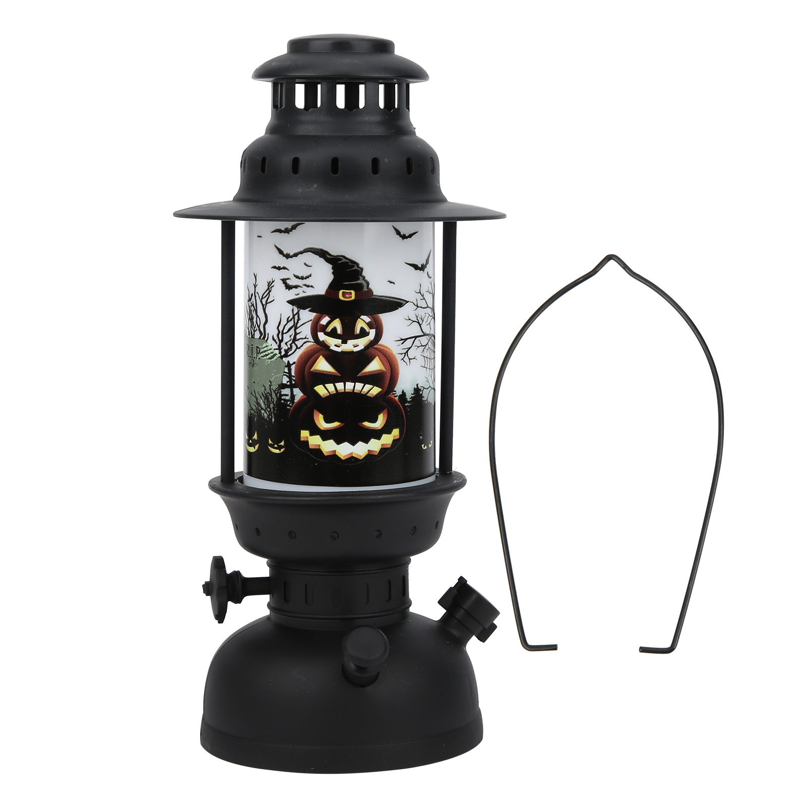 Tragbare Halloween-laterne – Partydekoration Mit Flammenlicht (modell B)