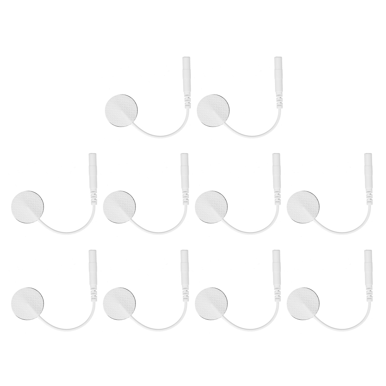 10 Stück Vliesstoff-physiotherapie-elektroden, 2 Cm Pflasterzubehör