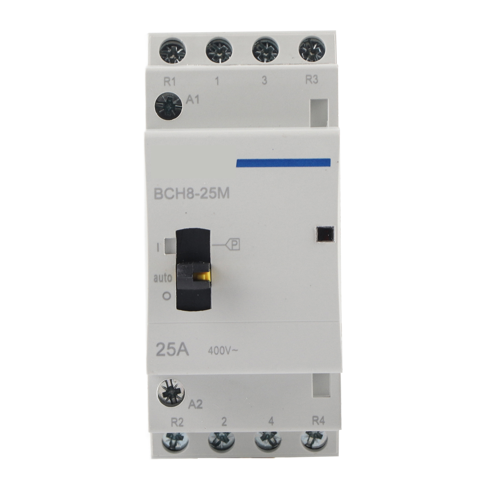 Modulares Wechselstromschütz 25a 230v 4p Bch8-25m Mit Handschalter (2no2nc) Für Den Hausgebrauch