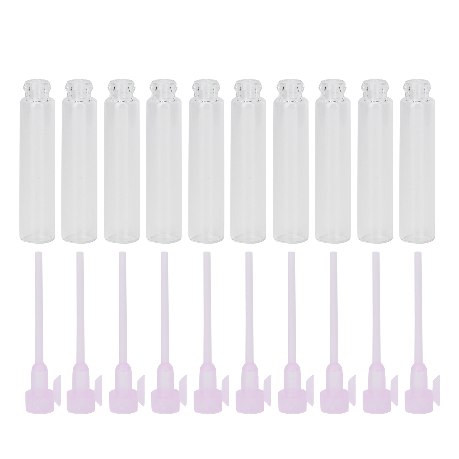 10 Leere 2-ml-mini-parfümsprayfläschchen In Rosa Für Proben