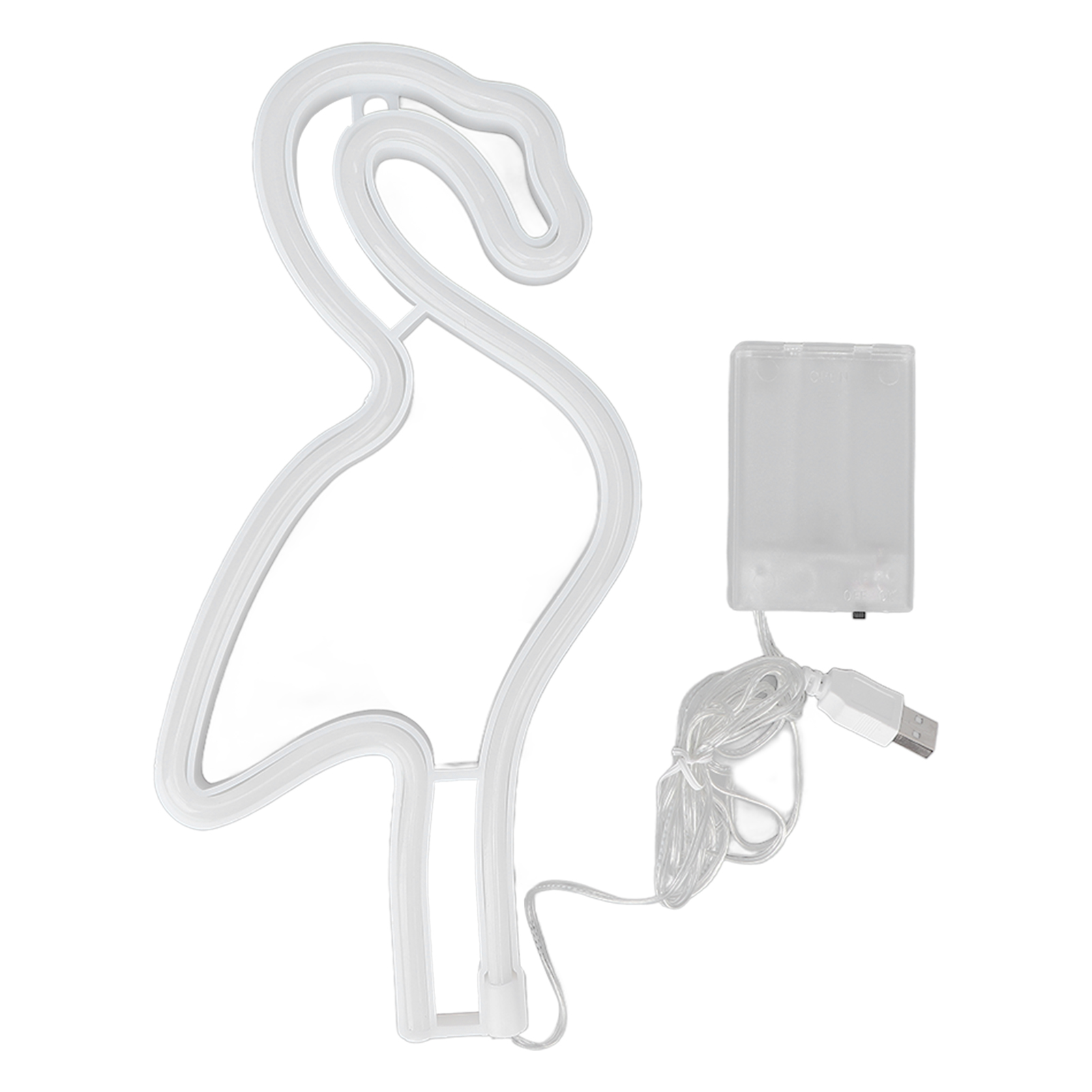Niedliches Rosa Flamingo-neonschild, Batterie- Oder Usb-betrieben, Led-dekoration Für Kinderzimmer, Wohnzimmer, Bar Und Partys