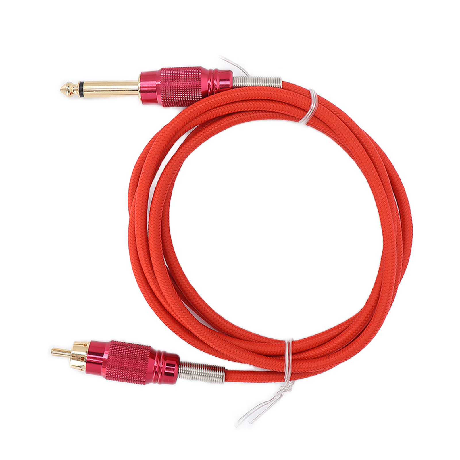 1,8 M Langes Rca-stromkabel Für Tätowiermaschinen – Adapter Und Rotes Anschlusskabel