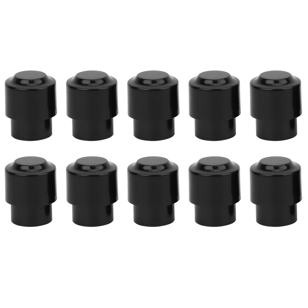 10 Stück Schwarze Schalterknopfkappen Für E-gitarren