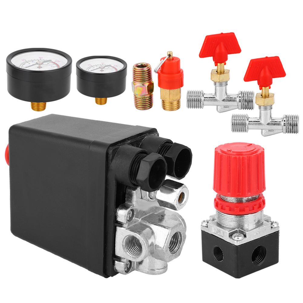 Druckschalter Für Luftkompressor Mit 4 Quadratischen Löchern, Ventilregler