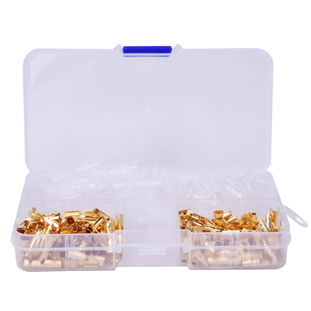 120 Vergoldete Steckverbinder 3,5 Mm Stecker/buchse - Packung Mit 240 Stück Für Kabel