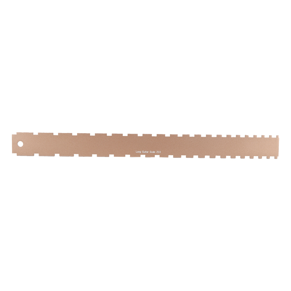 Metallene Bass-griffbrett-höhenmesslatte – Goldenes Werkzeug Zur Gitarrenhalsjustierung