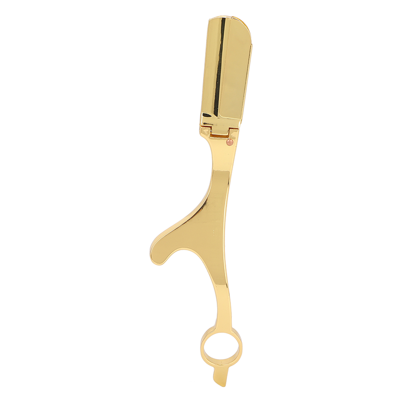 Herren-rasierer Aus Aluminiumlegierung Mit Manueller Konturenverfeinerung – Vintage-texturtrimmer Ohne Klingen, Gold