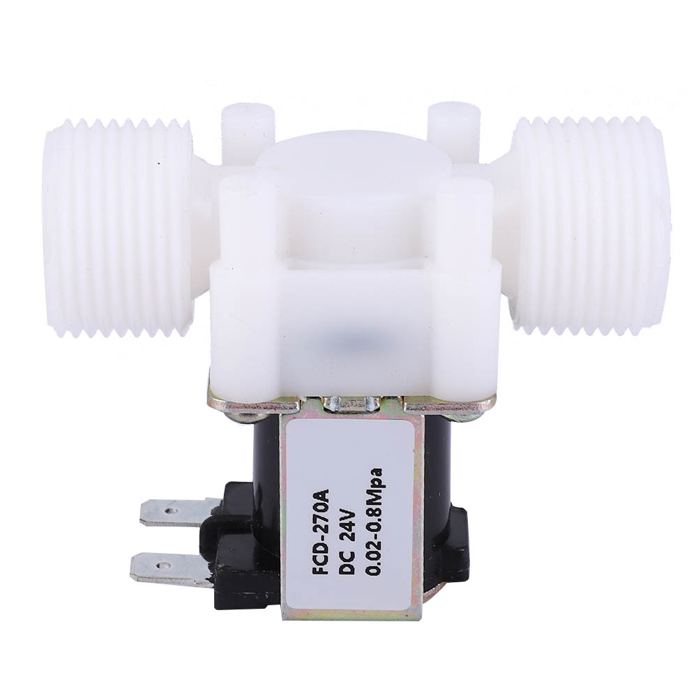 G3/4-magnetventil Aus Kunststoff, Normalerweise Geschlossen, Für Wasser, 24 V Dc