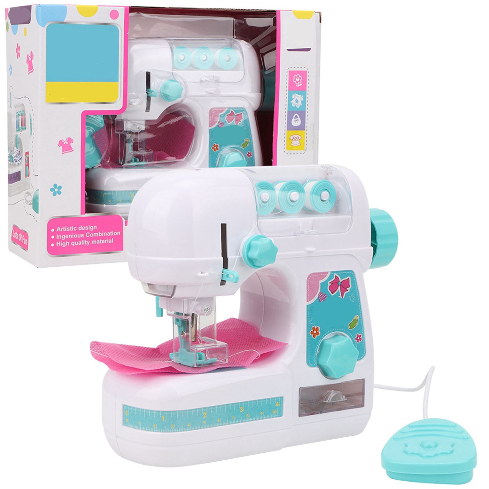 Nähmaschine Als Lernspielzeug Für Mädchen – Kreatives Hobby Für Kinder, Mittleres Modell