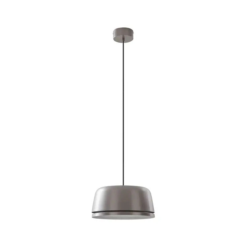 [neuwertig] B-ware Lucande Pendelleuchte Hängeleuchte Led Grau Aluminium Wohnraum Beleuchtung
