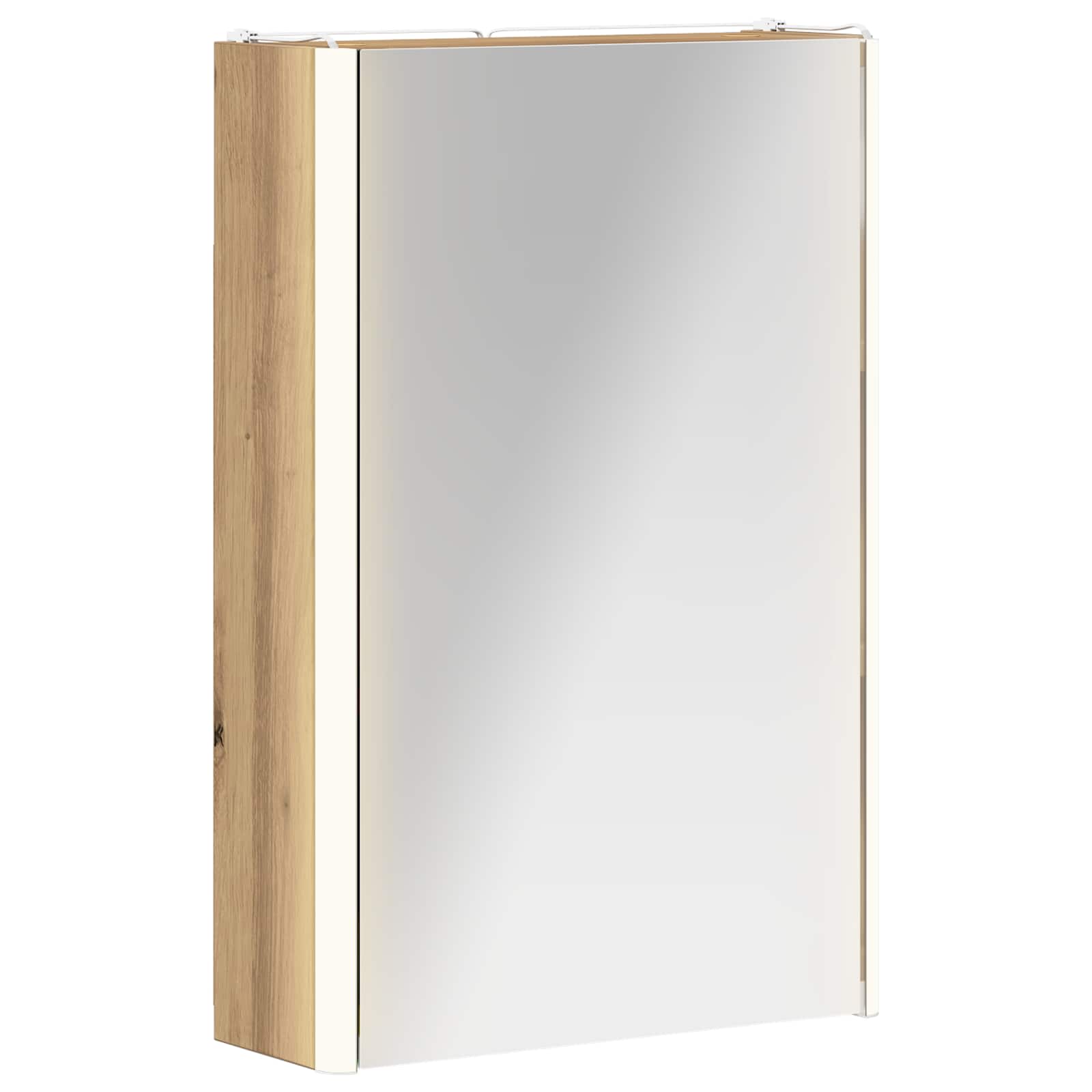 Maison Exclusive - Badezimmerspiegelschrank Artisan-eiche 33 X 11