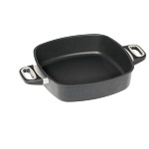 Amt I-e287g Induktion Eck-pfanne Flach Aluminumguss 28 X 28 Cm, Höhe 7 Cm"-"162124805