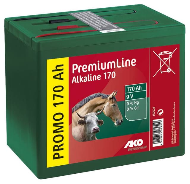 Kerbl Weidenzaun Kerbl Alkaline 9 Volt 170 AH Trockenbatterie 350528