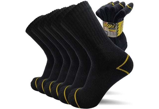 sogzz Arbeitssocken 5-60 Paar Socken Herren Schwarz 75% Baumwolle Work Arbeit Socken (Modell: Work Basic, 10-Paar)