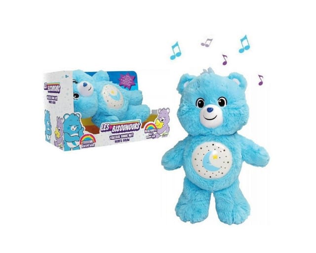 Splash Toys Kuscheltier Glücksbärchi Plüschtier mit Nachtlicht, mit Musik und Licht-Farbwechsel