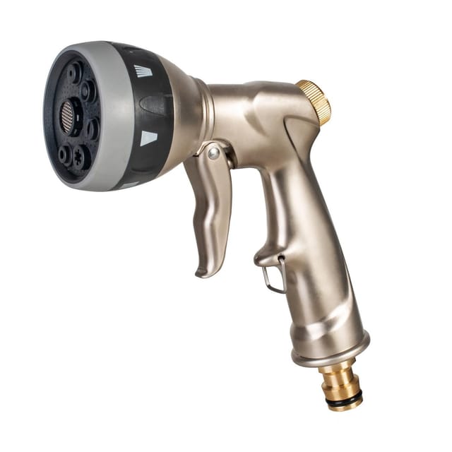 Cellfast Gartenspritze 52-901, (1-St), Messing Pistolensprinkler 7 Modi