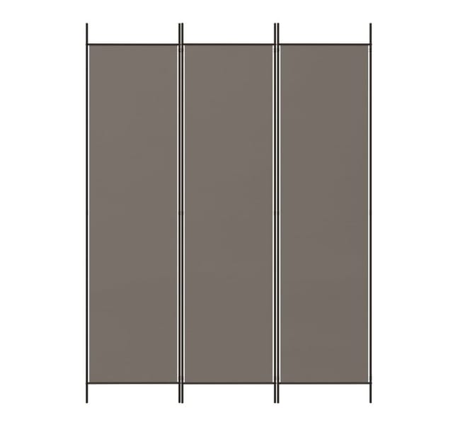 furnicato Raumteiler Paravent 150x200 cm Anthrazit Stoff klappbar, 1-tlg.