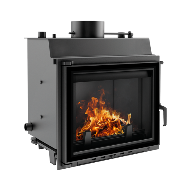 Kamineinsatz Mit Wassermantel Kratki Maja Leistung 8 Kw Ø 180 Set
