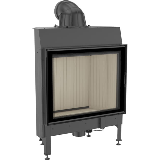 Kamineinsatz Aus Stahl Kratki Nadia 13 Kw Ø 200 Mit Türfeder