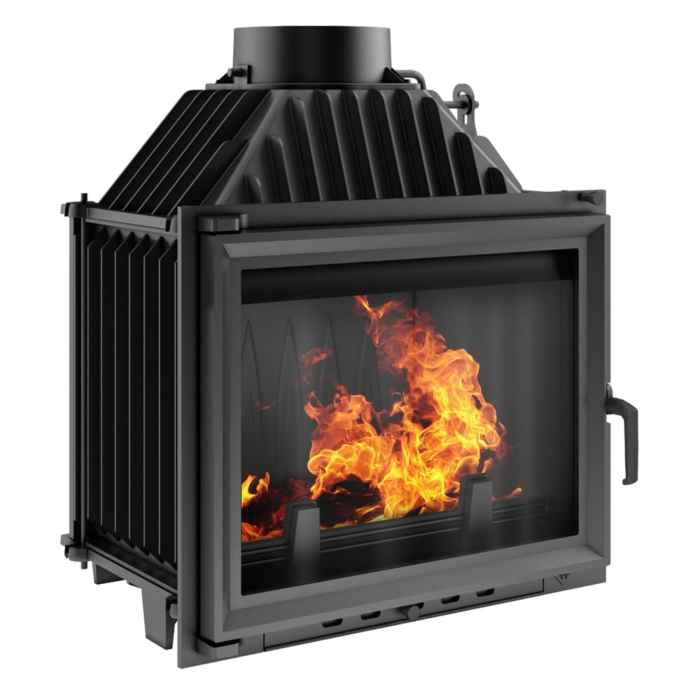 Kamineinsatz Gusseisen Kratki Maja 8 Kw Ø 200 Mit Türfeder