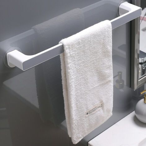 Sabir Handtuchhalter Fürs Badezimmer Ohne Perforation, Produktgröße 46,3 X 6,5 X 2,8 Cm