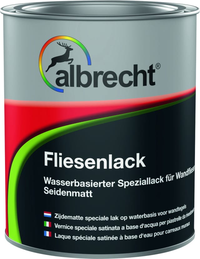 Albrecht Fliesenlack Albrecht Fliesenlack 750 ml lichtgrau seidenmatt