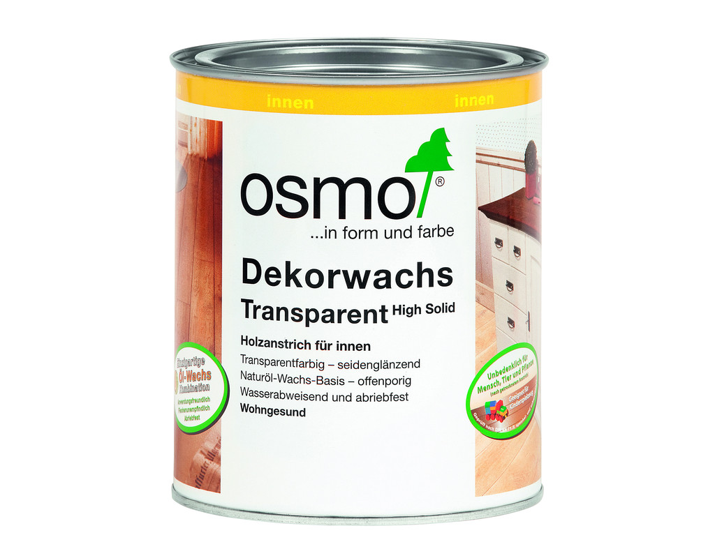 Osmo Dekorwachs Transparent Nussbaum 0,125 L - 10100100