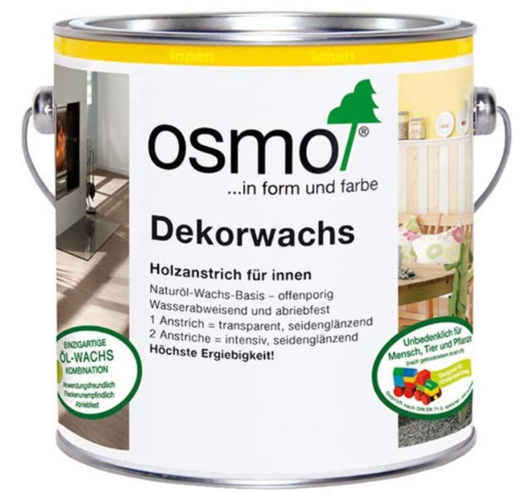 Osmo Dekorwachs Intensiv Schwarz 0,375 L - 10100452