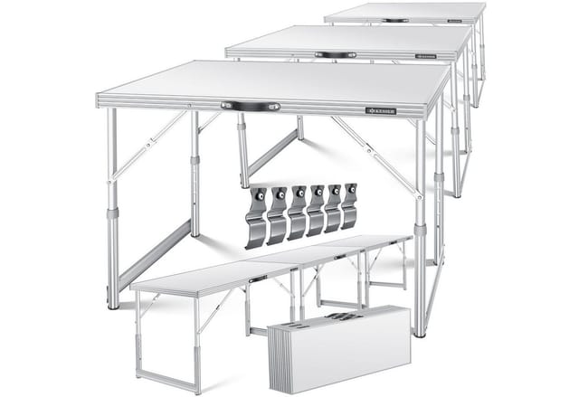 KESSER Tapeziertisch, Multifunktionstisch Profi 3- teilig, 100 60 cm