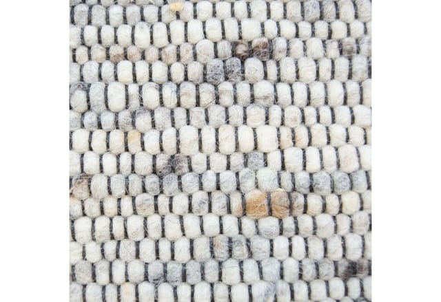 TaraCarpet Wollteppich TaraCarpet Handwebteppich Frankeneck, rund, Höhe: 13 mm, Handgewebter Teppich gewalkt Wohnzimmer Schlafzimmer Esszimmer 130x130
